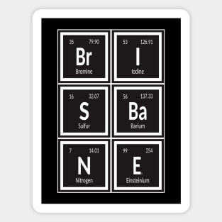 Brisbane City Table of Elements Magnet
